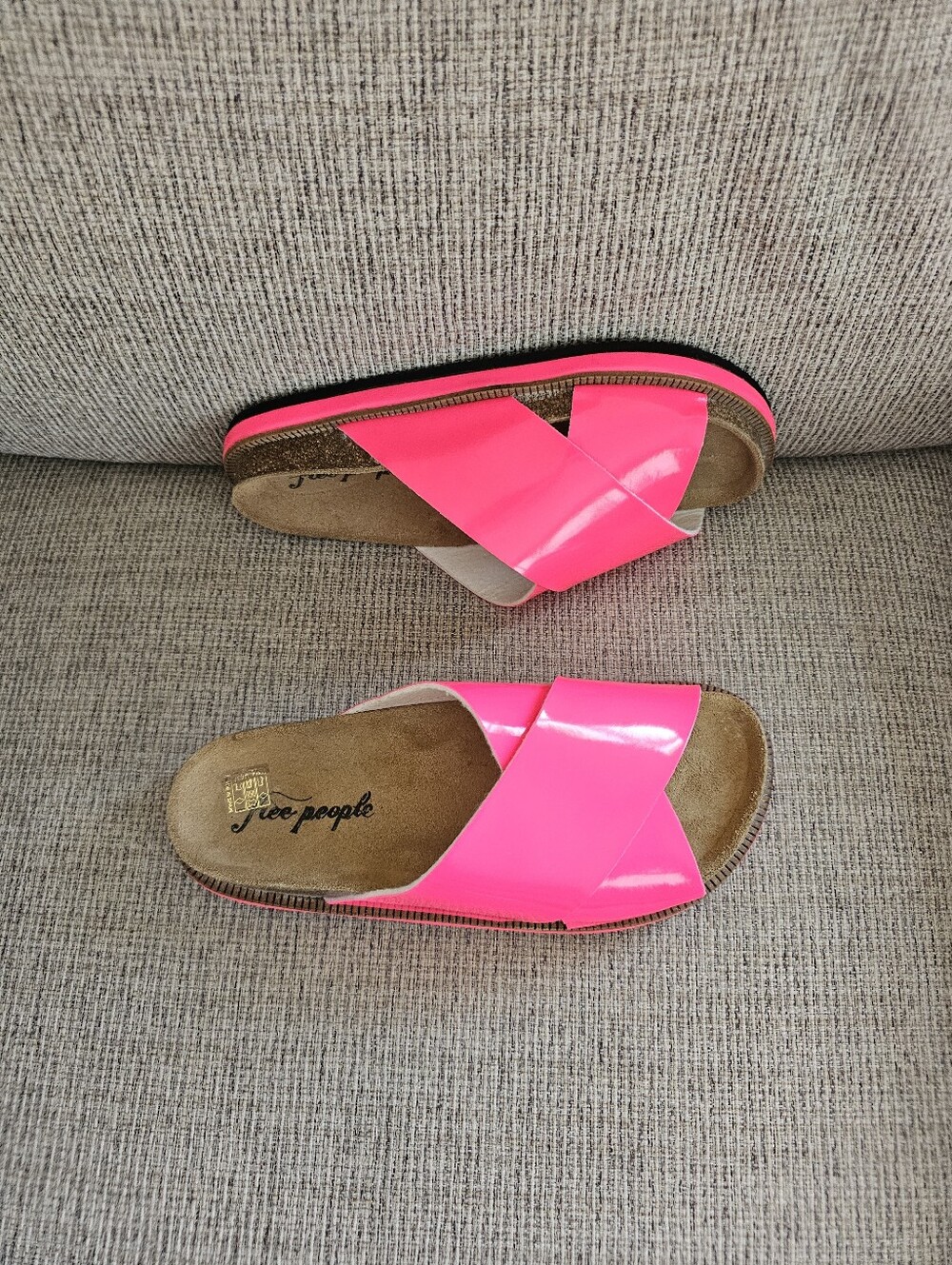 Free People Sidelines Footbed Sandals - Picture 2 of 8